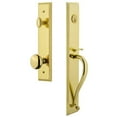 thumbnail image 3 of Grandeur Carsgrfav_Eset_234 Carre Solid Brass Rose Keyed Entry Single Cylinder "S" Grip, 3 of 5