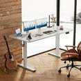thumbnail image 4 of Toytexx Electric Standing Desk 63"x24", Height Adjustable Sit Stand Desk with Memory Presets, Steel Frame – Modern Home Office Desk, 4 of 9
