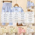 thumbnail image 3 of TOWED22 Toddler Baby Boy Fall Winter Clothes Crewneck Sweatshirt Long Sleeve Shirts and Pants Cute Outfits Size:3-4 Y,Color:Pink, 3 of 6