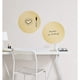 thumbnail image 3 of Decoración hogareña 4Pcs 20CM/7.9" Diameter Wall Decal Dots, Easy to Peel Easy to Stick + Safe on Painted Walls,Round Sticker Large Paper Sheet Set for Nursery Room, Golden Zhivalor WFLD-108, 3 of 4