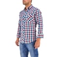 thumbnail image 3 of Camisa Vaquera Wrangler Hombre Manga Larga G04 azul EEG, 3 of 6