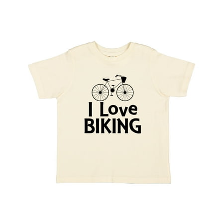 

Inktastic I Love Biking Vintage Bike Fitness Gift Toddler Boy or Toddler Girl T-Shirt