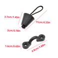 thumbnail image 4 of Soidarity Kayak Scupper con Pad Eyes Drain Holes Deck Silicona Nylon Hebillas Juego impermeable Tapón Robusto Accesorios universales Deportes acuáticos Soidarity OD002555-00B, 4 of 6