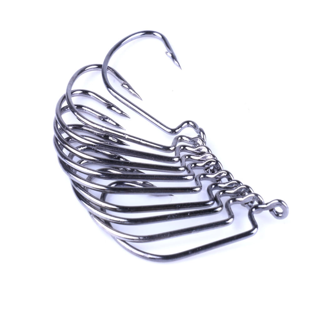 High Carbon Steel Octopus Salmon Bass Trout Fishhooks Set Circle