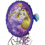 Ya Otta Rapunzel Outline Piata, Pull String, Party Supplies, 21.75" L x 16.125" W x 3.125" H