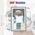 Vesa 75mm Pattern 1 Pack Full Motion Mount for 15-28 Inch Displays and Monitors, Extends ...