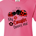 thumbnail image 4 of Inktastic My Cousin Loves Me with Cute Ladybugs Youth T-Shirt, 4 of 5