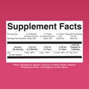 MaryRuth's Liquid Zinc Supplement for Immunity Support, Strawberry Lemon, Unisex, 4 Fl Oz Non-GMO