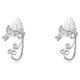 thumbnail image 2 of sweethay Chic Elf Pearl Hollowed Leaf Cosplay Fairy Ear Cuffs Pendientes góticos Joyería Accesorios de disfraces Escalador Halloween Type3 NO3, 2 of 6