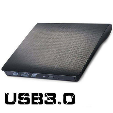 USB 3.0 External DVD CD Drive, Tagital Slim Portable External DVD/CD RW Burner Drive for l aptop, Notebook, Desktop, Mac Macbook Pro, Macbook Air and