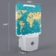 thumbnail image 2 of Fotbe World Map With Landmarks Luz Nocturna LED, Luz de Noche con Sensor de Luz Natural de Anochecer a Amanecer, Se Enchufa a la Pared, Blanco Cálido 0.5W-US, 2 of 7