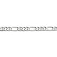 thumbnail image 2 of 14k WG 5.5mm Flat Figaro Chain in 14k White Gold, 2 of 3
