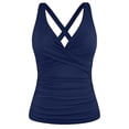 thumbnail image 1 of Trajes de baño para mujer Moda para mujer Sin mangas Sólido Cuello en V Bikini Traje de baño Push-Up Acolchado Traje de baño Blusa Trajes de baño para mujer Trajes de baño para mujer Trajes de baño pa, 1 of 3