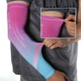 thumbnail image 3 of Unique Bargains 1 Pair Perspiration Wicking Arm Sleeves for Outdoor Arm Cover Purple Blue, 3 of 5