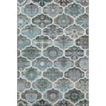 thumbnail image 2 of Addison Rugs Mayfield Premium Machine Washable Transitional Panels Teal Rectangle Rug, 10' x 14', 2 of 6