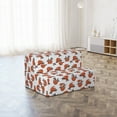 thumbnail image 4 of Sloth Foldable Mattress, Cartoon Animal Lays on Branch, 74.8" x 35.4", Salmon and Rosewood, by Ambesonne, 4 of 6