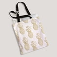 thumbnail image 2 of ABPHQTO Bolsa de lona con diseño de piña dorada, reutilizable, para la compra, 36x41 cm, 2 of 2