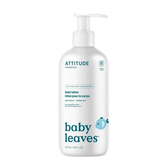 ATTITUDE baby leaves, Lotion pour le Corps, Bonne Nuit 473 mL