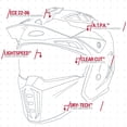 thumbnail image 2 of Casco Integral / Abierto Joe Rocket RKT 260 Street Fighter Gris Mate gris L, 2 of 8