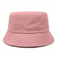 thumbnail image 5 of DALIX Solid 100% Cotton Unisex Outdoor Summer Bucket Hat in Red Medium, 5 of 5