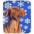 thumbnail image 1 of Vizsla Winter Snowflakes Holiday Mouse Pad, Hot Pad or Trivet, 1 of 1