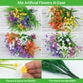 thumbnail image 3 of Flores artificiales Ouddy Decor, 24 paquetes, resistentes a los rayos UV, 3 of 6