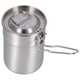 thumbnail image 5 of Taza para cafetera al aire libre, olla de cocina para acampar de 1L con tapa con mango plegable para senderismo, 5 of 14