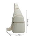 thumbnail image 3 of shyuyusa Double Layer Chest Bag Crossbody Bag Shoulder Pouch Multi Functional Design for Outdoor and Daily Use, 3 of 6