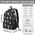 thumbnail image 3 of JIALIOU 14" Laptop Backpack Waterproof Airline Approved Stylish Casual Daypack for Travel Business College Work, Cartoon Mummy Dance, 3 of 8