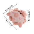 thumbnail image 4 of 1 Pc Bath Shower Loofah Sponge Body Puffs for Bathroom 5.12"x2.56"x4.33 Pink, 4 of 6