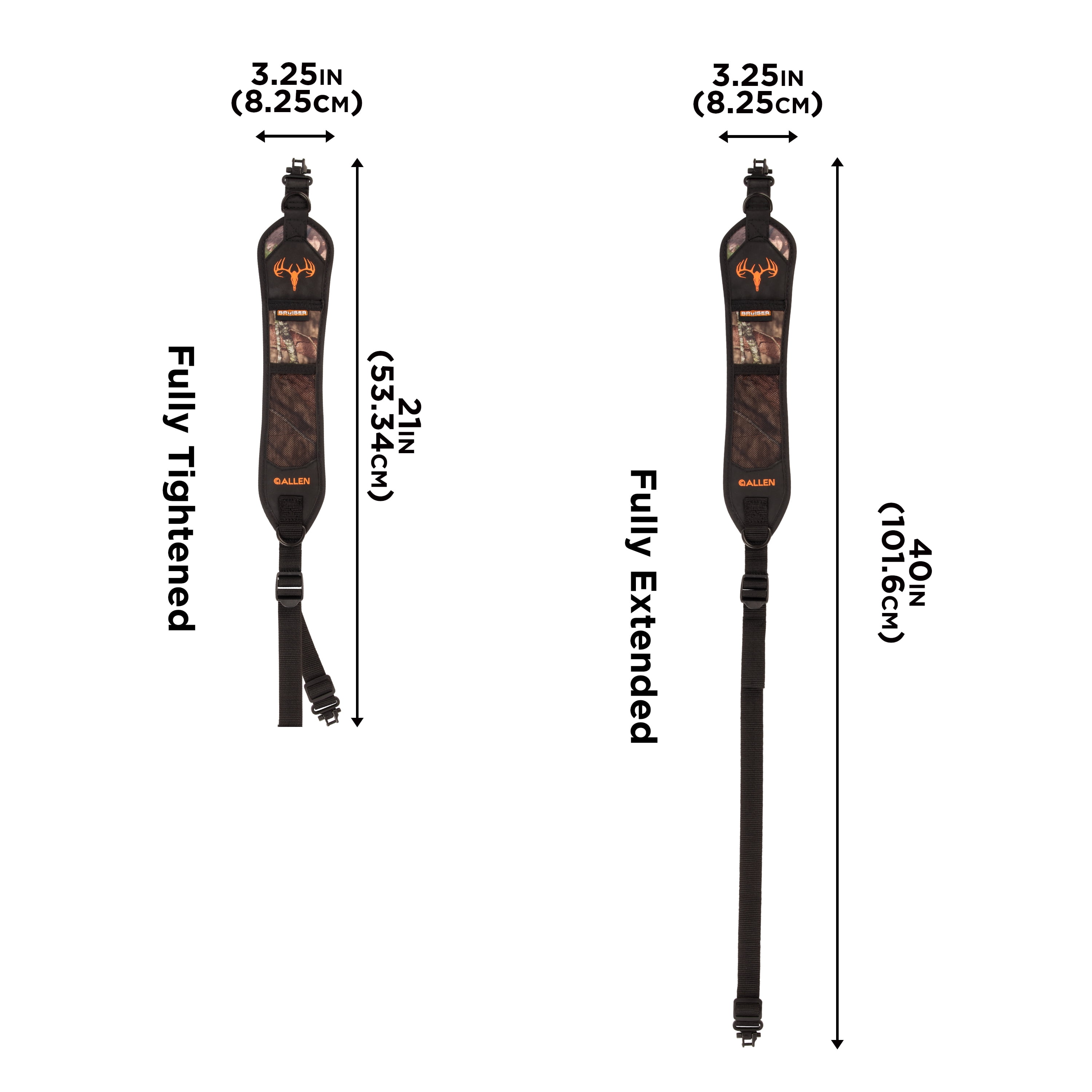 Allen Company Hypa-Lite Bruiser Deer Hunting Firearm Sling, Black Camo