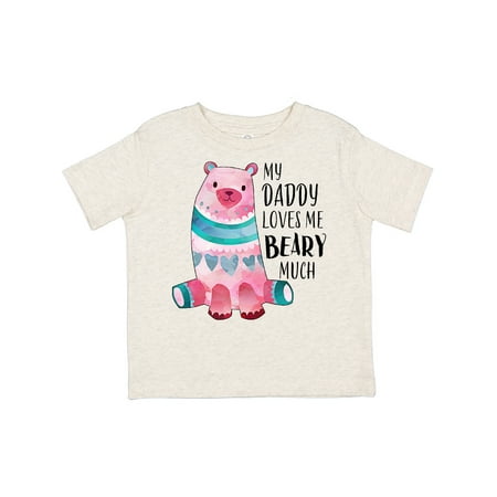 

Inktastic My Daddy Loves Me Beary Much with Cute Bear Gift Toddler Boy or Toddler Girl T-Shirt