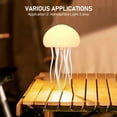 thumbnail image 6 of LED Jellyfish Lamp RGB Gradient Jelly Fish Light Lamp Voice Control Jellyfish Light Rechargeable Desk Lamp for Bedrooms, 6 of 8