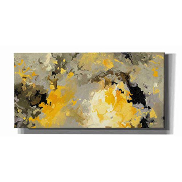 Epic Graffiti Star Cloud Giclee Canvas Wall Art, Yellow