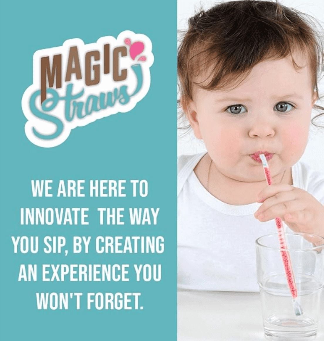 (6 pack) Milk Magic Birthday Cake Milk Flavoring Straws 4 Count