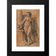 thumbnail image 2 of Hans Holbein The Younger 11x14 Black Modern Framed Museum Art Print Titled - The So-Called Stone Thrower (1532-43), 2 of 5