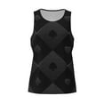 thumbnail image 4 of Gaeub Black Poker Men's Athletic Tank Top, Workout Sleeveless Shirts, Running Tank Tops for Gym, Running, Training - XX-Large, 4 of 9