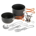 thumbnail image 2 of Riwcyla Camping Cooking Pot Foldable Spoon Fork Cookware Set for Camping Hiking Backpacking Picnic, 2 of 6