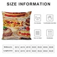thumbnail image 5 of Throw Pillow Cover Coffee Vintage Decorative Pillow Case Cushion Cover Sofa Pillowcase ’’ (Fresh Baked Goods), 5 of 5
