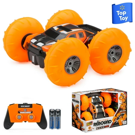 New Bright (1:16) Super Rebound Battery Remote Control Orange Stunt Vehicle, Children, Tweens, 1663U