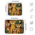thumbnail image 3 of Iauyy Dish Drying Mat for Kitchen Counter, Super Absorbent & Hanging 16x18 / 18x24 Inch (S/M) A Group Of Cheetahs, 3 of 8