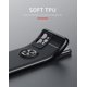 thumbnail image 5 of Funda minimalista de gel suave con soporte de anillo metálico - Alta calidad, a prueba de golpes y antideslizante - Oppo Realme Gt2 Pro, 5 of 5