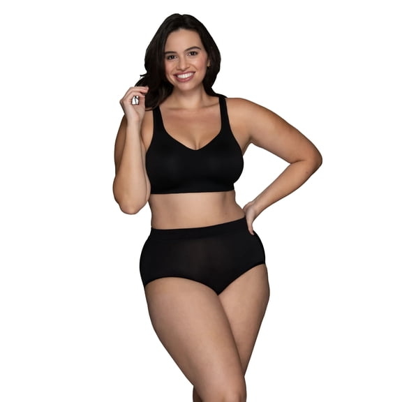 Radiant by Vanity Fair Women's 360 Comfort Brief Panties, 3 Pack, Sizes S-5XL