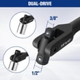 thumbnail image 4 of Barra rompedora WORKPRO de 40 cm, doble disco, 3/8 y 1/2, cromo vanadio, 4 of 5