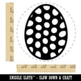 thumbnail image 2 of Polka Dot Easter Egg Self-Inking Rubber Stamp Ink Stamper - Blue Ink - Large 1-1/2 Inch, 2 of 7