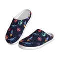 thumbnail image 2 of Kdxio Space Dinosaur Women's Men's Slippers Plush Slip-On House Slipper for Winter Indoor Soft Cushion Non-slip Fluffy Slides Slippers-39/40, 2 of 7