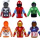 thumbnail image 2 of Nueva sudadera de otoño Superhéroe Capitán América Pijamas Cosplay Suéter Coches Dibujos animados Top Cremallera Sudadera con capucha Ropa para niños 110 (3 años) Gao Jinjia LED, 2 of 2