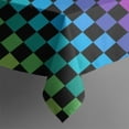 thumbnail image 5 of Rainbow Checkered Pattern Square Tablecloth,Waterproof Square Table Cover,Wipeable Spillproof Washable Table Cover for Home Kitchen Party Decor 42"X42"(107x107cm), 5 of 6