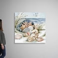 thumbnail image 2 of Great Big Canvas "Seaside Bottles & Shells"  by Susan Winget Peach Gray Blue   Wrapped Canvas Print Wall Artwork, 2 of 7