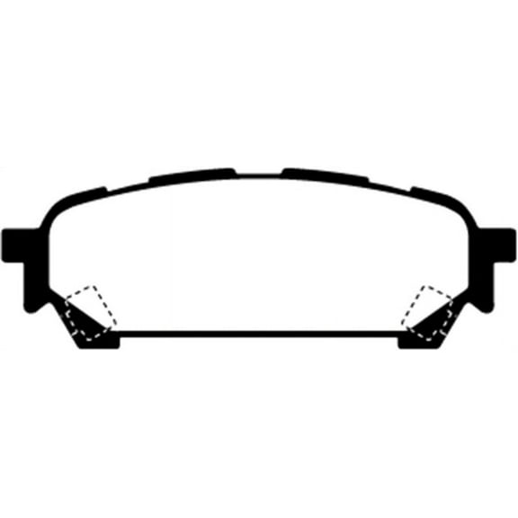 EBC 04-06 Saab 9-2X 2.0 Turbo Redstuff Rear Brake Pads Fits select: 2003-2008 SUBARU FORESTER, 2003-2007 SUBARU IMPREZA